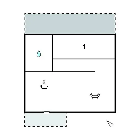 1 Bedroom Cozy In *